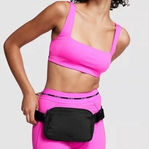 Victoria’s Secret PINK Black Fanny Pack Belt Bag | One Size